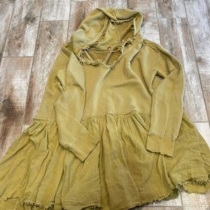 Free People tunic hoodie